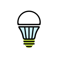Eco-modus bespaart lampvermogen en gaat tot 30.000 uur mee